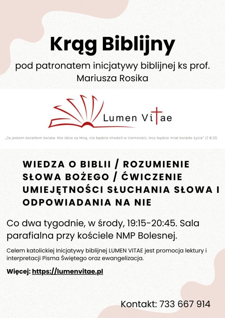 Informacje o Kręgu Biblijnym